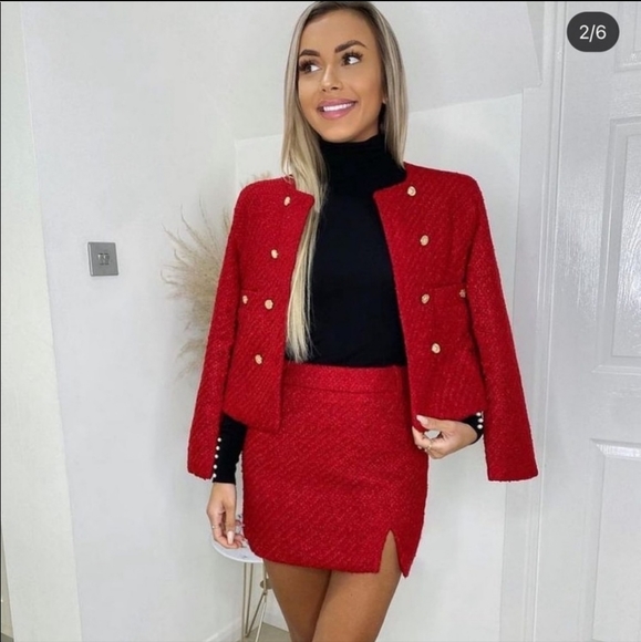 Zara Textured Double-breasted jacket - Picture 11 of 14